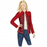 Выкройка: Misses` Jackets and Vests with Contrast and Seam Variations, Butterick B6496 