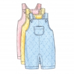 Выкройка: Beebide` Jacket, Overalls, Pants, Hat and Mittens, Butterick B5584 
