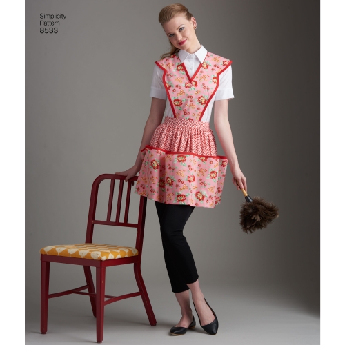 Naiste vintage põll, suurused: A (S-M-L), Simplicity Pattern # 8533 