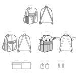 Simplicity lõikekomplekt S9619 DISNEY STAR WARS BACKPACKS AND ACCESSORIES, SS9619OS 