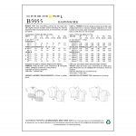 Ompelukaavat: Misses` Top, Butterick B5955 