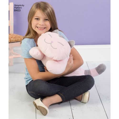 Kiisunukud, topistäidetavad, Simplicity Pattern #8403 