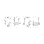 Выкройка: Misses` Top, Butterick, B6817 
