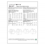 Naiste mantel, Butterick B6107 