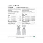 Выкройка: Misses` Drop-Waist Dress with Oversized Bow, Butterick B6399 