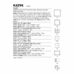 Выкройка: Pillows, Kwik Sew K4294 