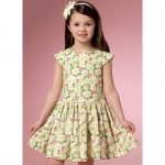 Ompelukaavat: Children`s, sizes: Girls` Dress, Butterick B6201 