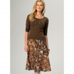 Выкройка: Misses` Skirts, Kwik Sew K4137 