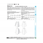 Выкройка: Misses` Tunic, Butterick B6633 