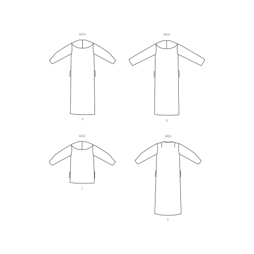 Lõikekomplekt BUTTERICK B6957 MISSES` COATS 