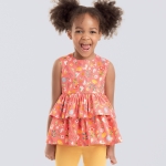 Laste kleit, topp tuunika ja retuusid, suurused: A (3-4-5-6-7-8), Simplicity Pattern #S9154 