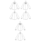 Ompelukaavat: Misses` Top, Butterick B6713 