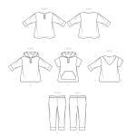 Simplicity lõikekomplekt S9652 TODDLERS` TOPS AND PANTS 