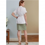 Ompelukaavat: Misses; Jacket, Sash, Dress, Top and Shorts, Butterick B6774 