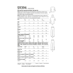 Швейные выкройки Simplicity S9394 Boys` and Girls` Oversized Knit Hoodies, Pants and Tops, A (XS-S-M-L-XL) 