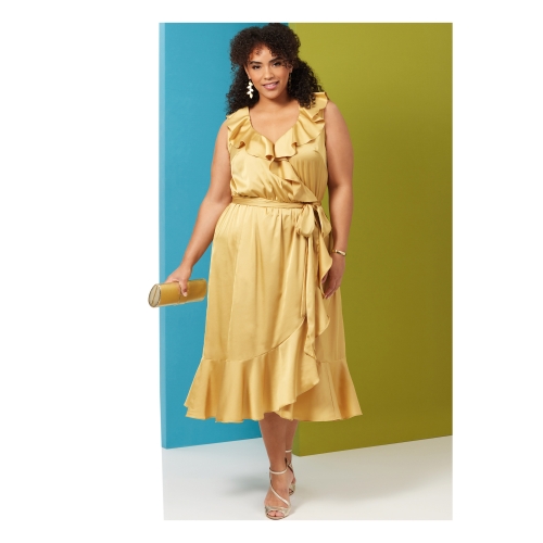 Lõikekomplekt BUTTERICK B6927 WOMEN`S DRESS AND SASH 