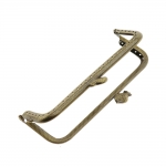 Purse frame, bag fastening, baby fish design 