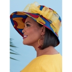 Выкройка: Misses` Hats With Ribbon, Flowers & Bow, Butterick B6741A 