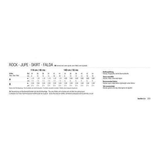 Выкройка Nr.34-44, Burda Style Nr.6416 