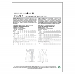 Выкройка: Misses` Dress, Butterick B6212 