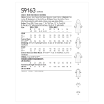 Simplicity Sewing Pattern S9163 Unisex Children`s, Teens` & Adults` Costumes, sizes: A (XS - L / XS - XL) 