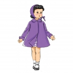 Выкройка: Retro Outfits for 45 cm (18`) Doll, Butterick B6336OSZ 