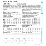 Выкройка: Misses`, sizes: Men`s, sizes: Childrens`, sizes: Boys`, sizes: Girls` Top, Tunic, Shorts and Pants, Butterick B6531OSZ 