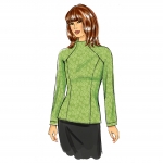 Выкройка: Misses` Top, Butterick B6134 