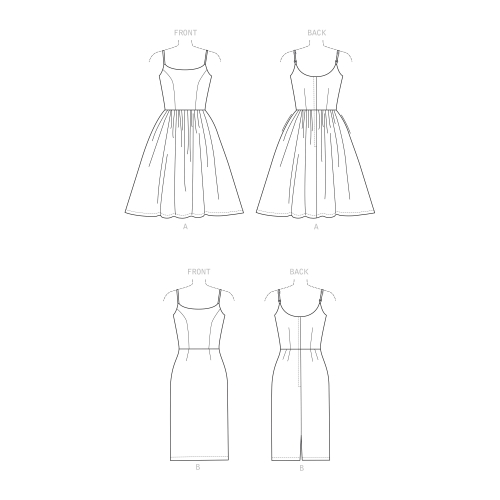 Simplicity Sewing pattern S9291 MISSES DRESS WITH SKIRT 