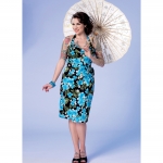 Выкройка: Misses`, sizes: Misses` Petite Bolero, Halter or Strapless Bustier, Sarong and Shorts, Butterick B6354 