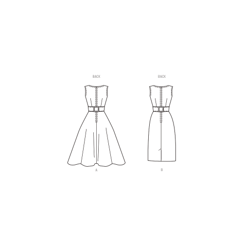 Lõikekomplekt BUTTERICK B6955 MISSES` SHALLOW NECKED JUMPER 
