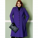 Ompelukaavat: Misses`, sizes: Women`s Empire-Waist Coat with Princess Seams, Butterick B6430 