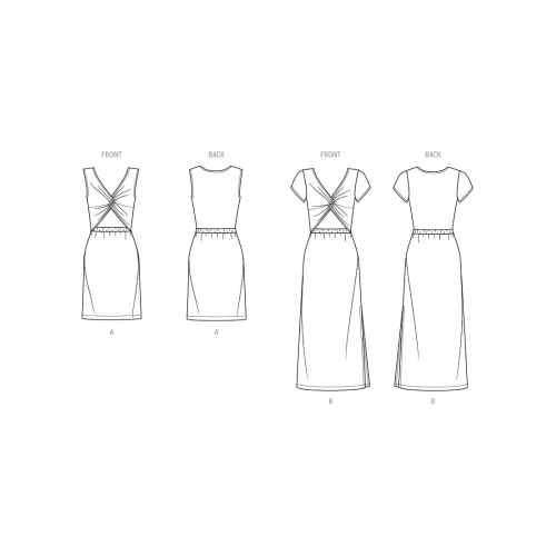 Simplicity lõikekomplekt S9778 MISSES` KNIT DRESS IN TWO LENGTHS BY MIMI G STYLE, SS9778 