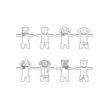 Simplicity Sewing Pattern Poseable Plush Animals by Elaine Heigl, SS9583OS (One Size Only) 