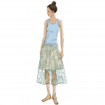 Misses` Raised-Waist or Elastic-Waist Skirts, Butterick B6326 
