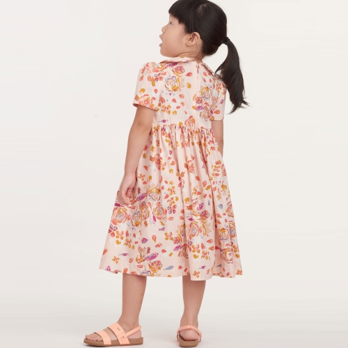 Simplicity Sewing pattern S9245 CHILDREN`S DRESS, SS9245A, Sizes: A (3-4-5-6-7-8) 