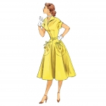 Выкройка: Misses` Dress and Belt, Butterick B6055 