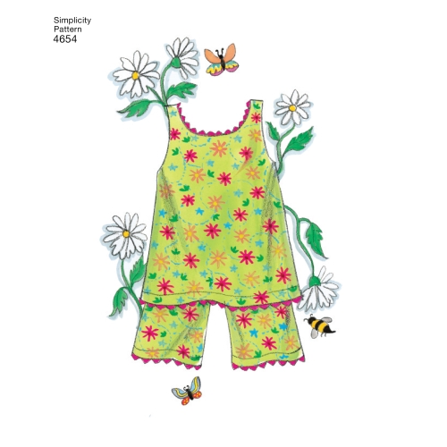 46 cm pikkuse nuku riided, Simplicity Pattern #4654 