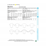 Выкройка: Misses` Top, Butterick B6591 
