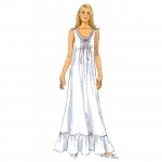 Ompelukaavat: Misses` Top, Gown and Pants, Butterick B5792 