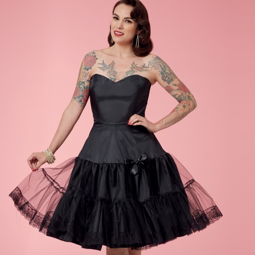 Simplicity Sewing pattern S9293 MISSES` SLIP, PETTICOAT 