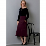 Выкройка: Misses` Skirt, Butterick B6597 