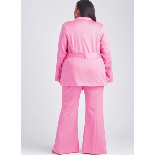 Simplicity lõikekomplekt S9688 MISSES` AND WOMEN`S JACKET WITH TIE BELT 