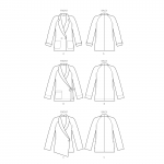 Naiste ja Petite-naiste raglaanõlgadega jakid, Simplicity Pattern #S8955 