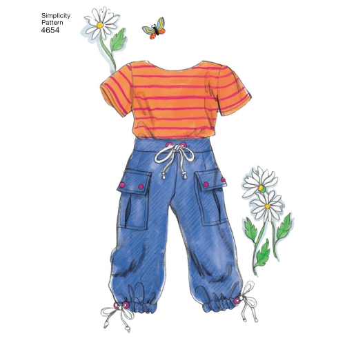 46 cm pikkuse nuku riided, Simplicity Pattern #4654 