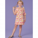 Выкройка: Girl`s Dress, Top, Capris and 45 cm (18` inch) Doll Dress, Kwik Sew K0261 