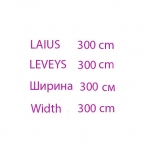 Ткань из смеси льна, 300 cm, Duna 