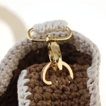 Swivel hook; swivel latch; swivel ring; snap hook, key clasp, Twist Base, 48 x 32mm for band 20 (-25) mm 