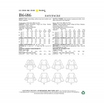 Ompelukaavat: Misses` Loose-Fitting, Gathered Waist Pullover Tops with Bell Sleeves, Butterick B6486 