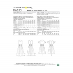 Выкройка: Misses` Dress, Butterick B6555 